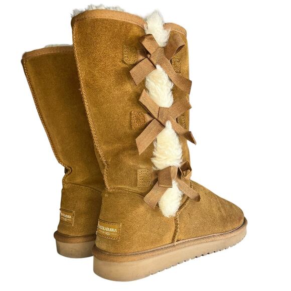 ***SOLD*** Koolaburra by UGG Victoria Tall 1015875 Suede Lined Snow Boot Size 9 - Picture 4 of 6